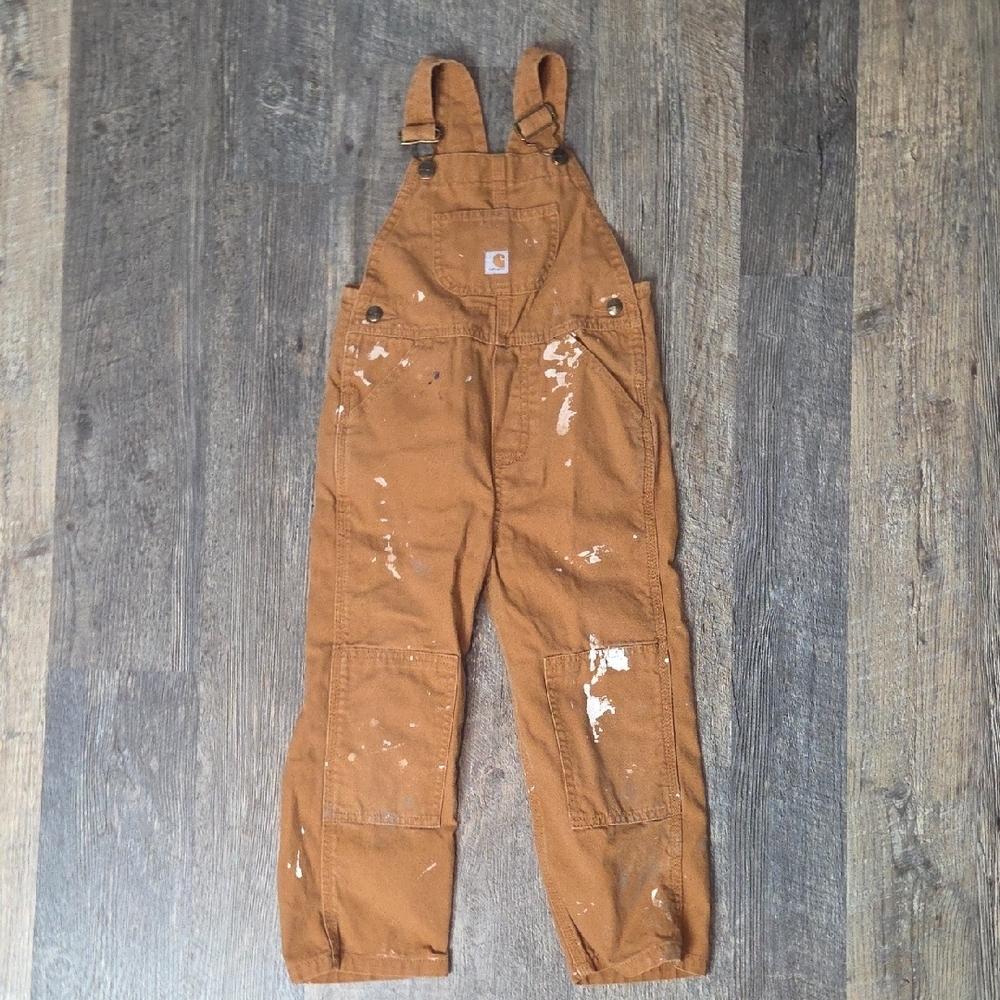 Carhartt Tan Kids Overalls
